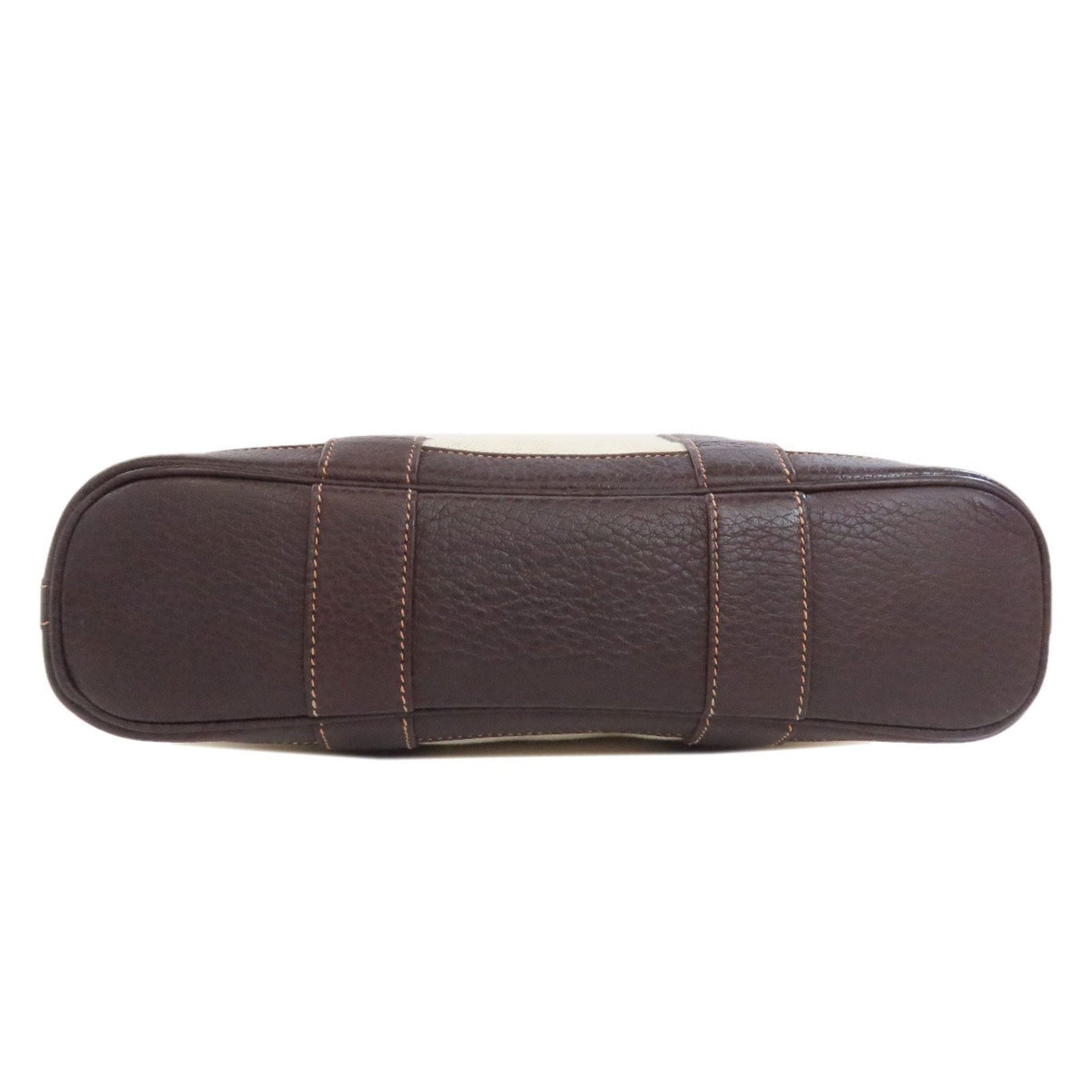 Hermes Brown Marron Toile H Handbag ( )