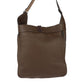 Hermes Brown Taurillon Clemence Leather Handbag Shoulder Bag Tote Bag ( )