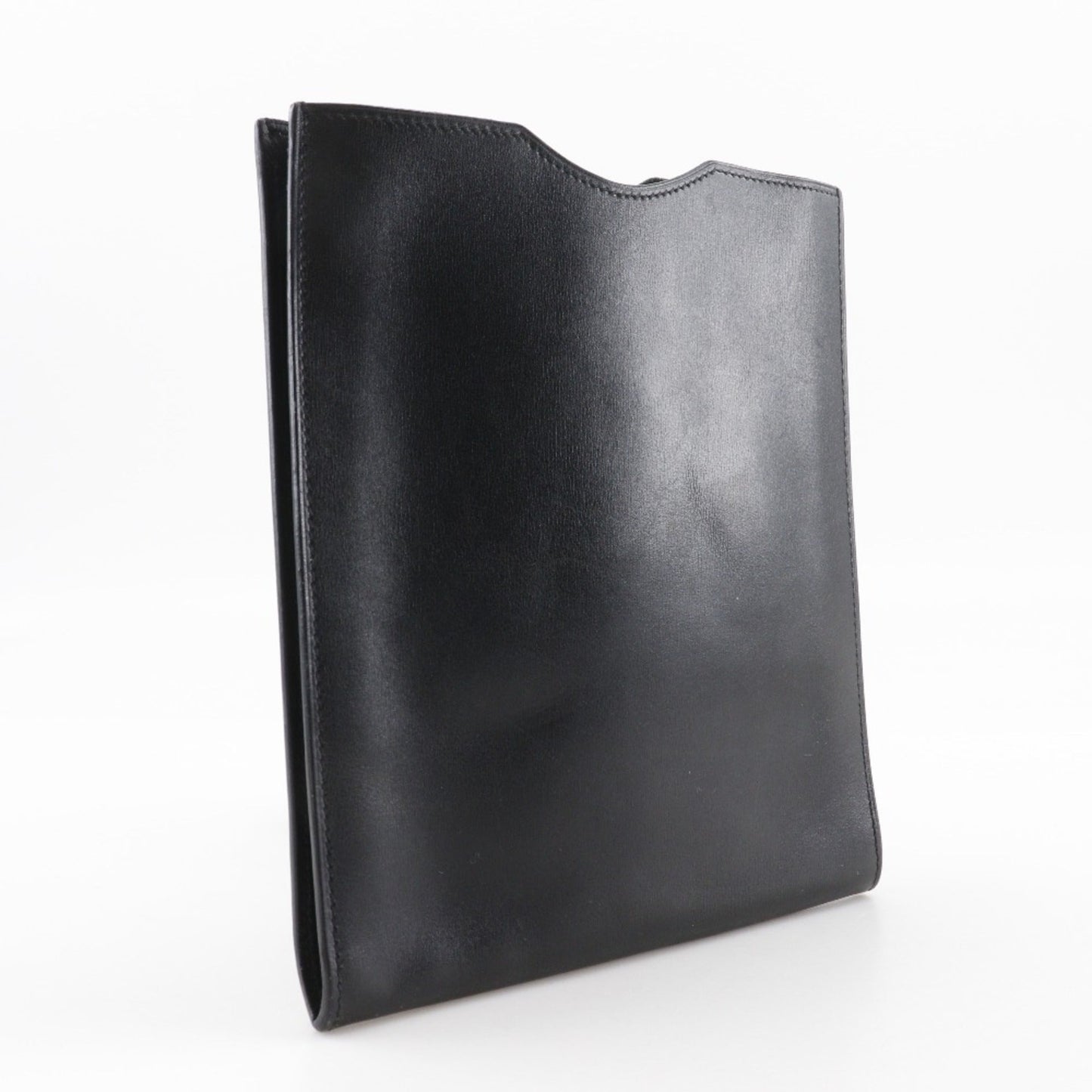 Hermes Black Leather Shoulder Bag ( )