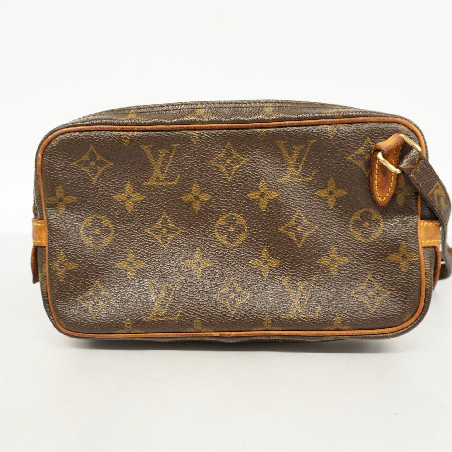 LOUIS VUITTONAuth  Monogram Pochette Marley Bandolier M51828