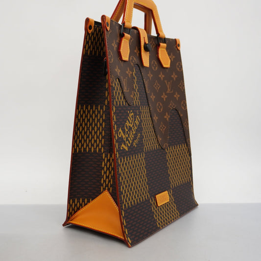 LOUIS VUITTONAuth  Monogram 2way Bag Damier Giant LV X NIGO Handbag