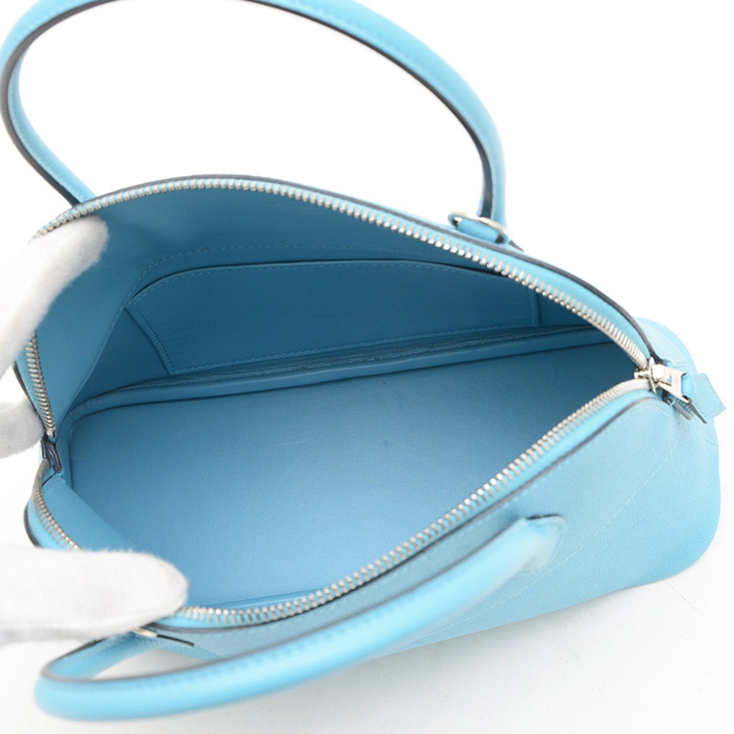 Hermes Blue Epsom Leather Tote Bag ( )