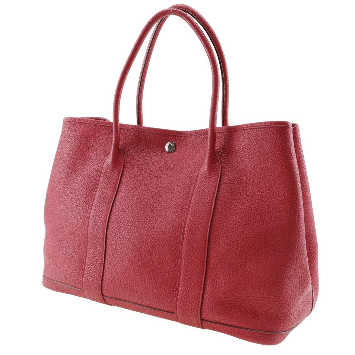 Hermes Bougainvillier Red Color Negonda Leather Tote Bag ( )