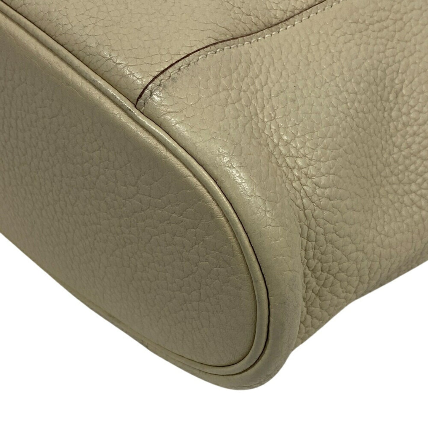 Hermes Beige Parchemin Taurillon Clemence Leather Shoulder Bag ( )