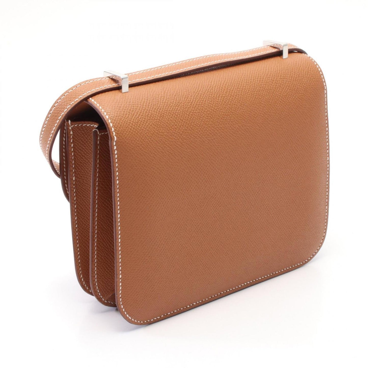 Hermes Brown Epsom Leather Shoulder Bag ( )