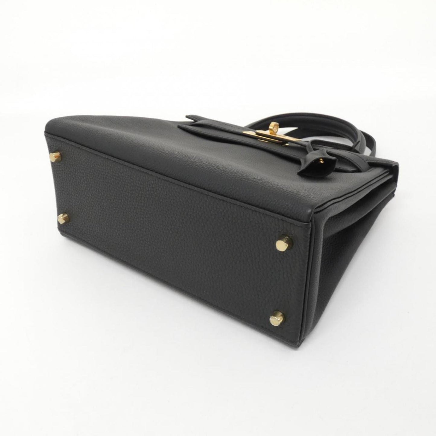 Hermes Black Togo Leather Handbag ( )