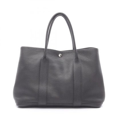 Hermes Black Taurillon Clemence Leather Tote Bag ( )