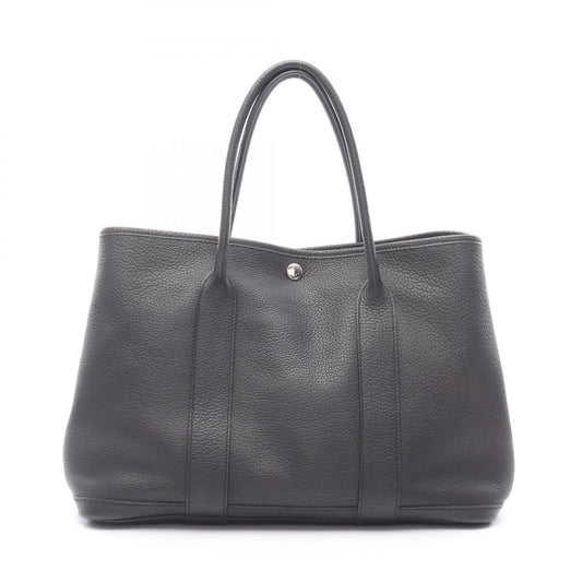 Hermes Black Taurillon Clemence Leather Tote Bag ( )