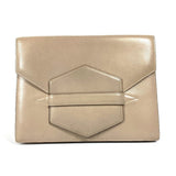 Hermes Beige Leather Clutch Bag ( )