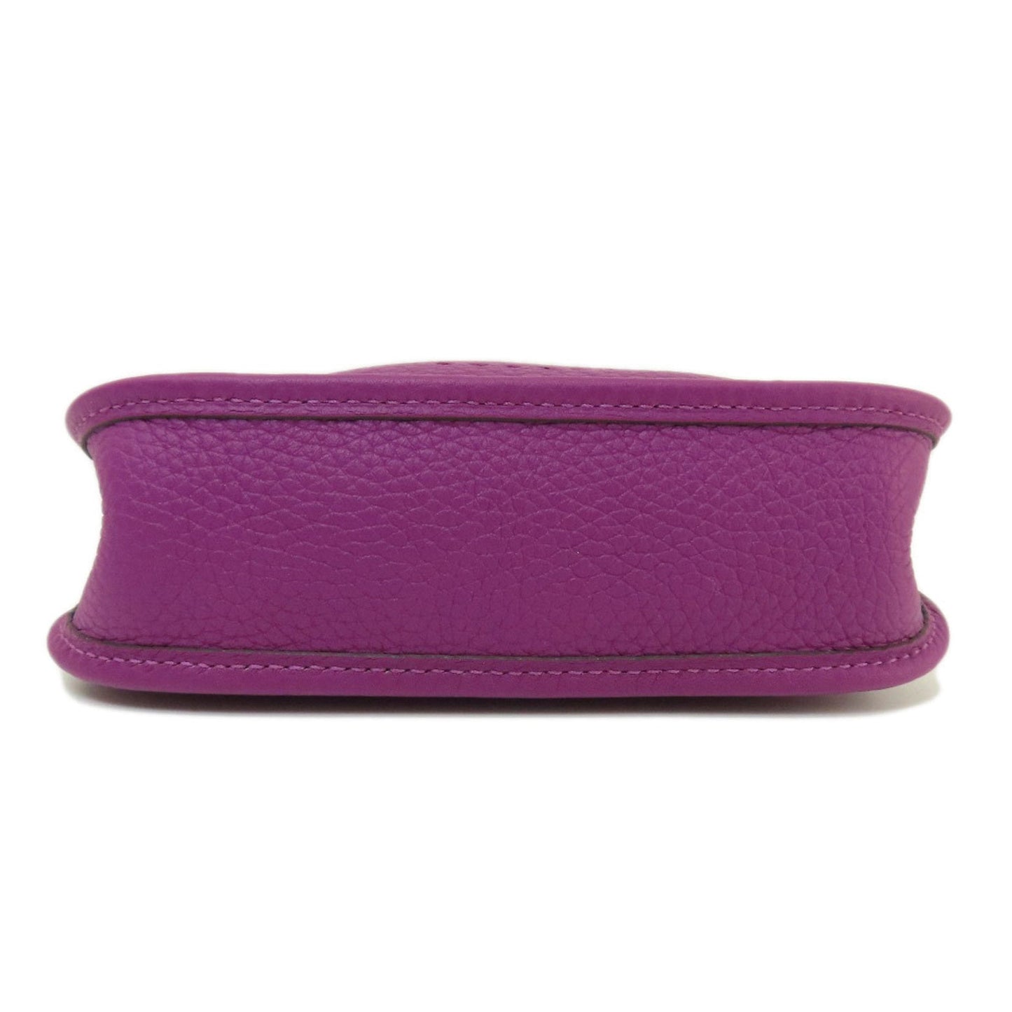 Hermes Anemone Purple Taurillon Clemence Leather Shoulder Bag ( )