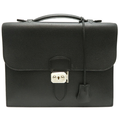 Hermes Black Vache Liegee Leather Handbag ( )