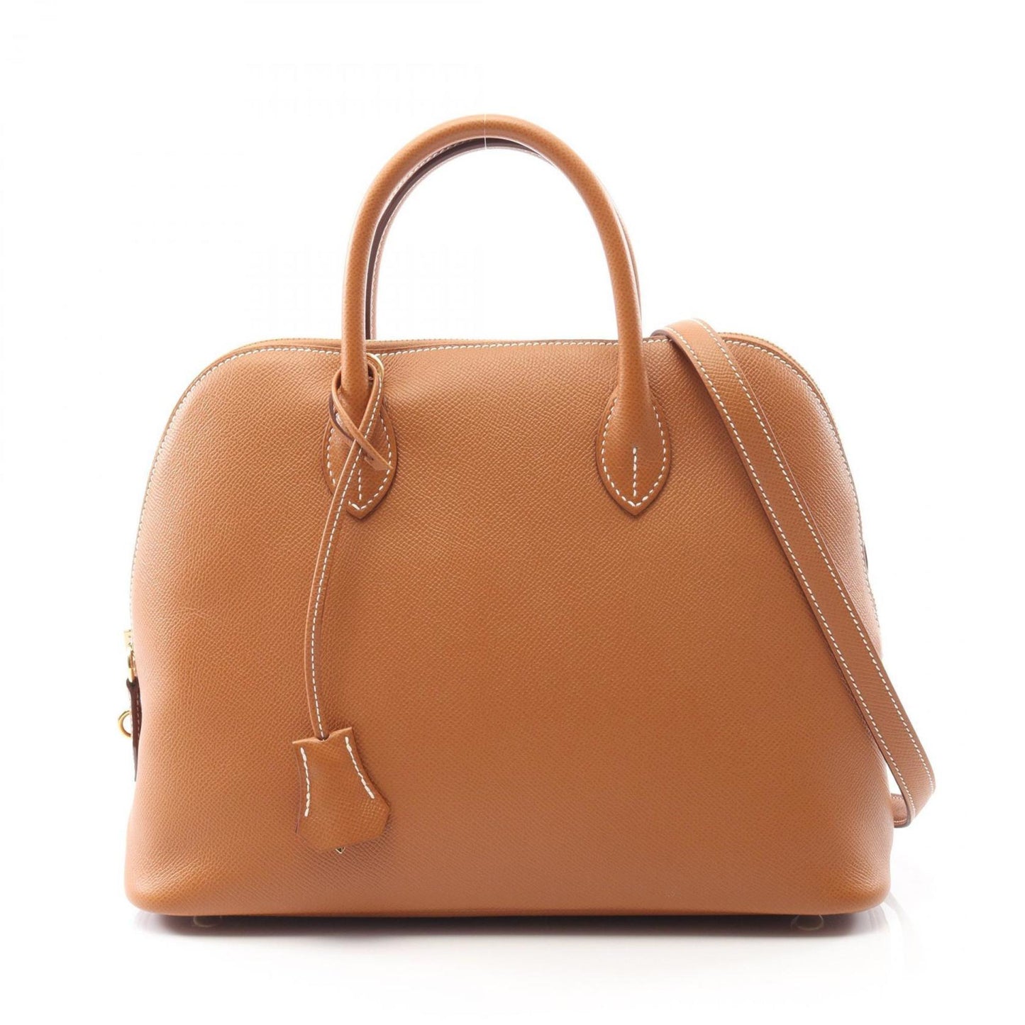 Hermes Brown Epsom Leather Handbag ( )