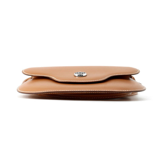 Hermes Brown Box Calf Leather Pochette Shoulder Bag ( )