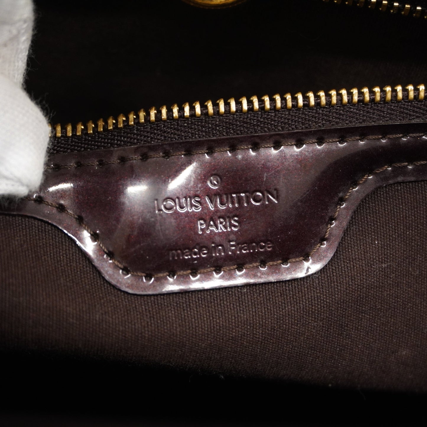 LOUIS VUITTONAuth  Monogram Vernis M93641 Women's Handbag Amarante