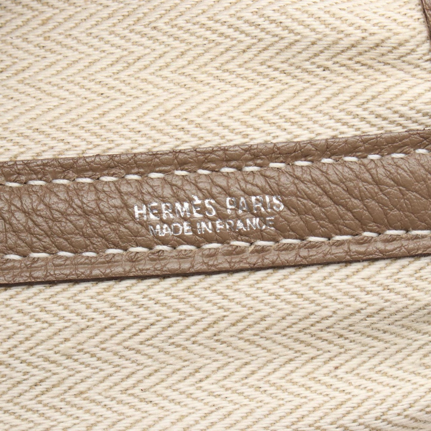 Hermes Brown Negonda Leather Tote Bag ( )