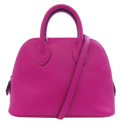 Hermes Bolide Pink Leather Handbag ( )
