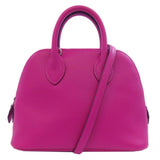 Hermes Bolide Pink Leather Handbag ( )