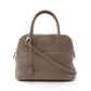 Hermes Bolide Brown Etoupe Gray Taurillon Clemence Leather Handbag ( )