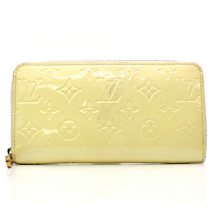 LOUIS VUITTON Zippy Women's Long Wallet M91531 Monogram Vernis Vanilla