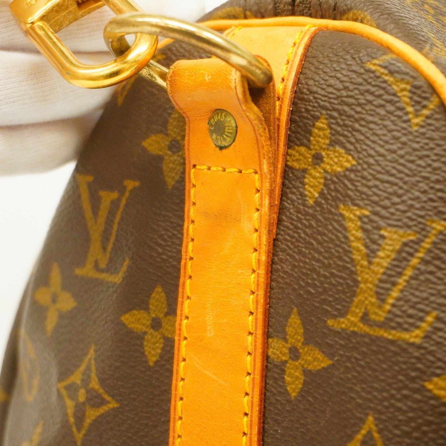 LOUIS VUITTONAuth  Monogram Keepall Bandouliere 45 M41418 Boston Bag
