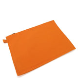 Hermes Bora Bora Orange Canvas Pouch ( )