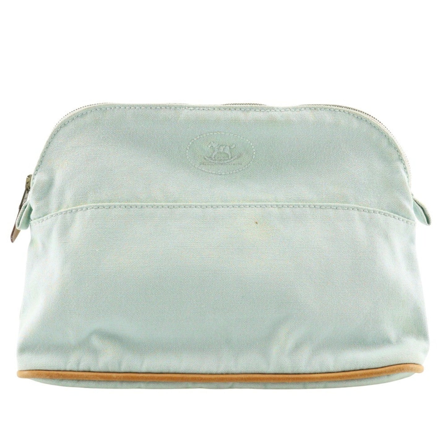 Hermes Bolide Light Blue Cotton Pouch ( )