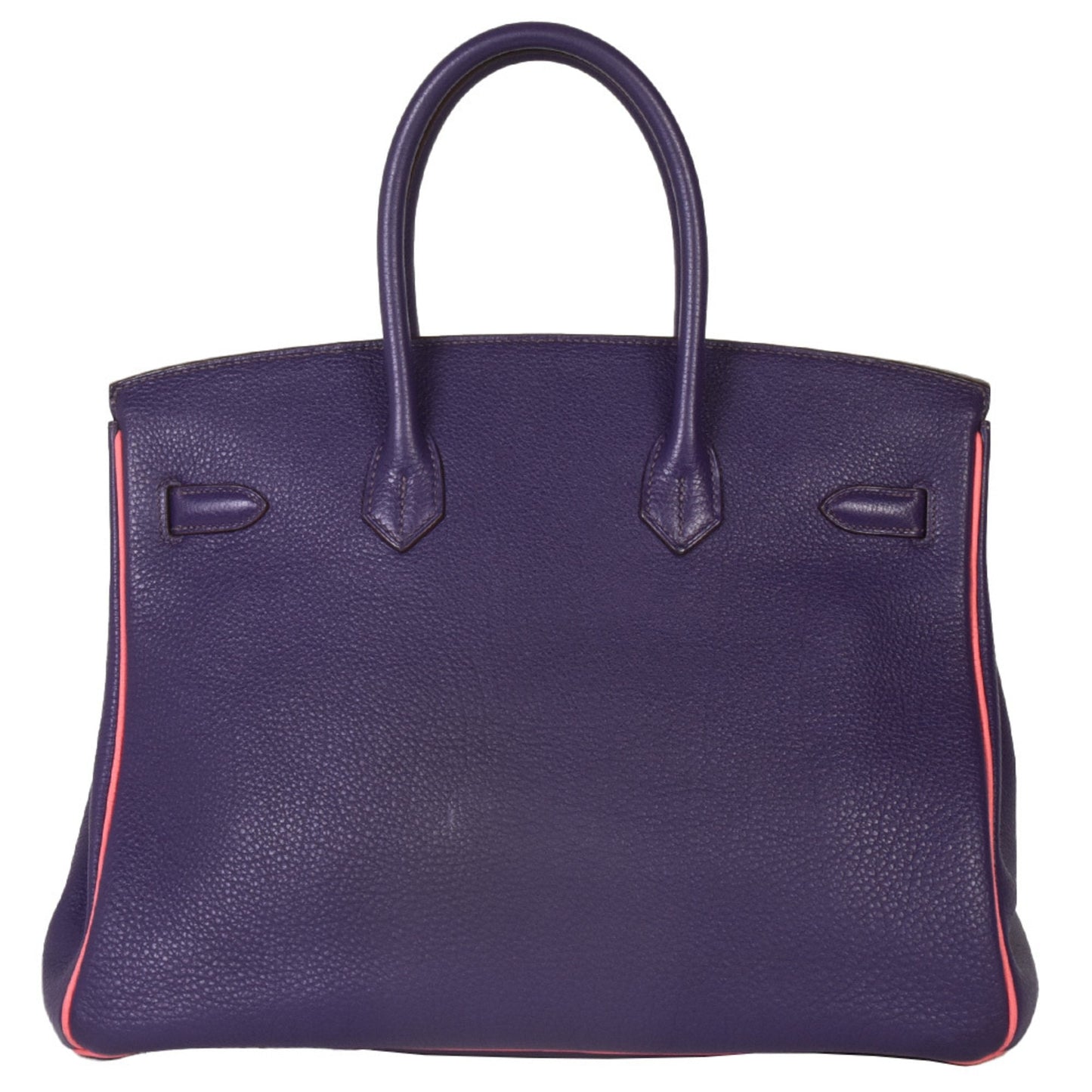 Hermes Birkin Bicolor Pink Purple Togo Leather Handbag ( )