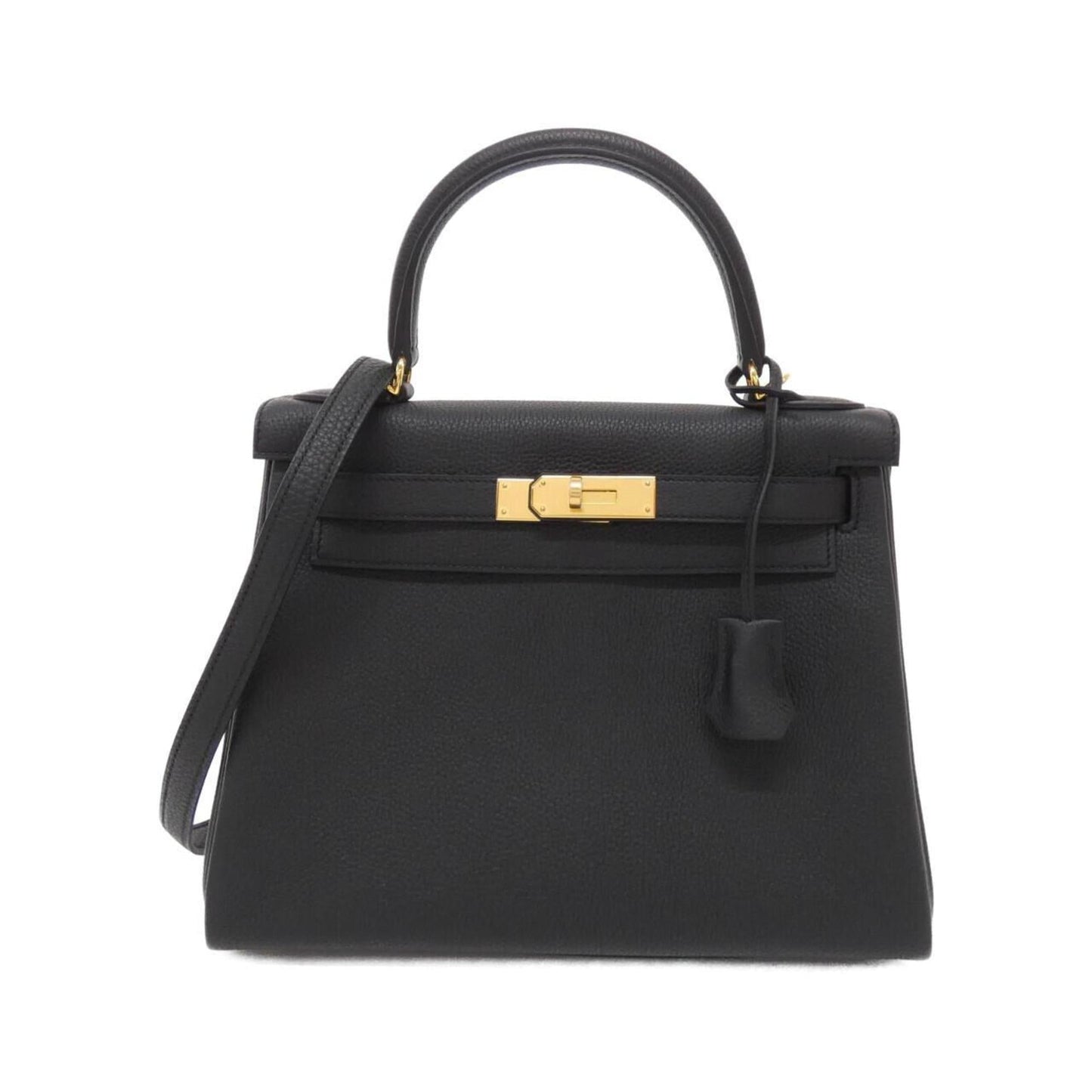 Hermes Black Togo Leather Handbag ( )