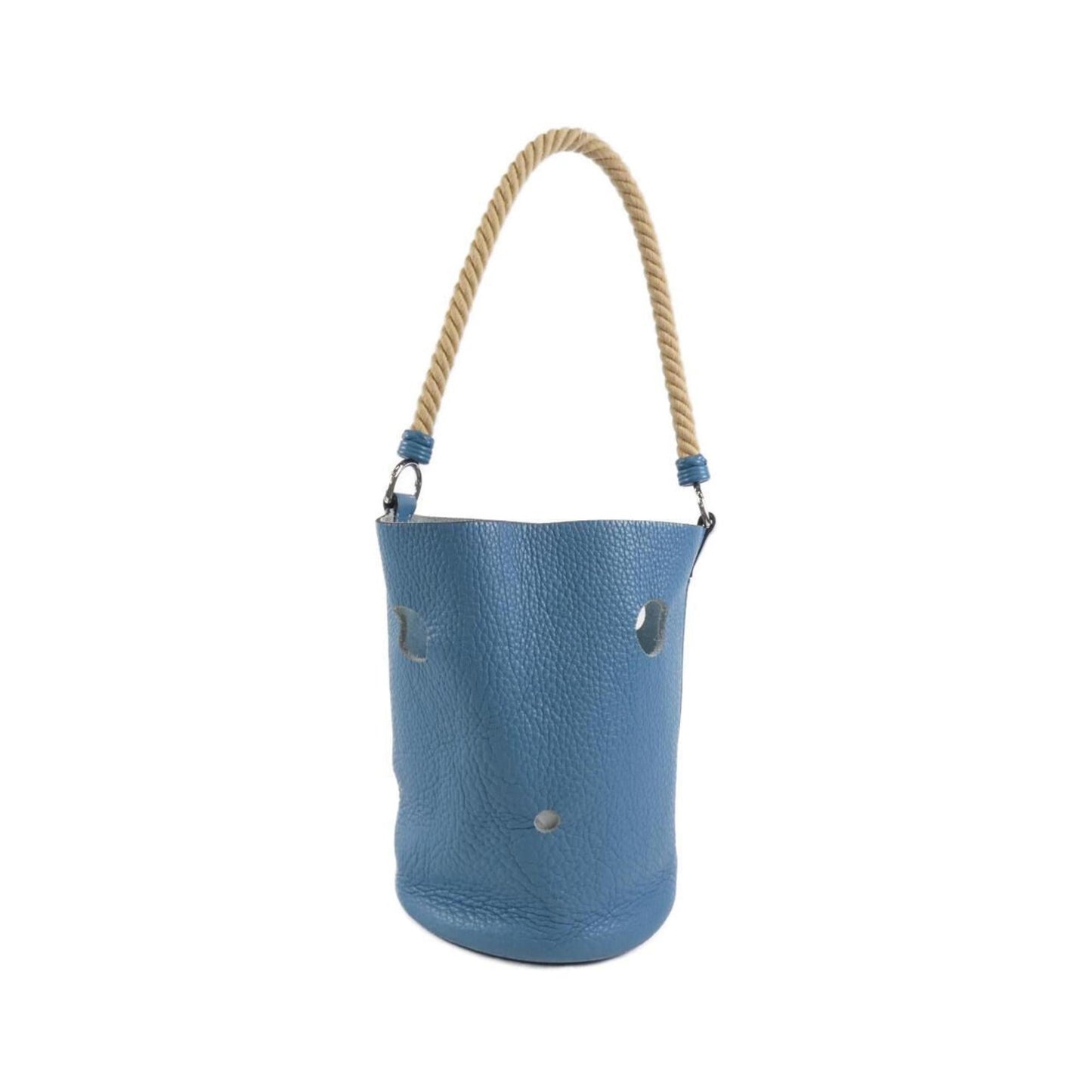Hermes Blue Taurillon Clemence Leather Shoulder Bag ( )