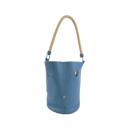 Hermes Blue Taurillon Clemence Leather Shoulder Bag ( )