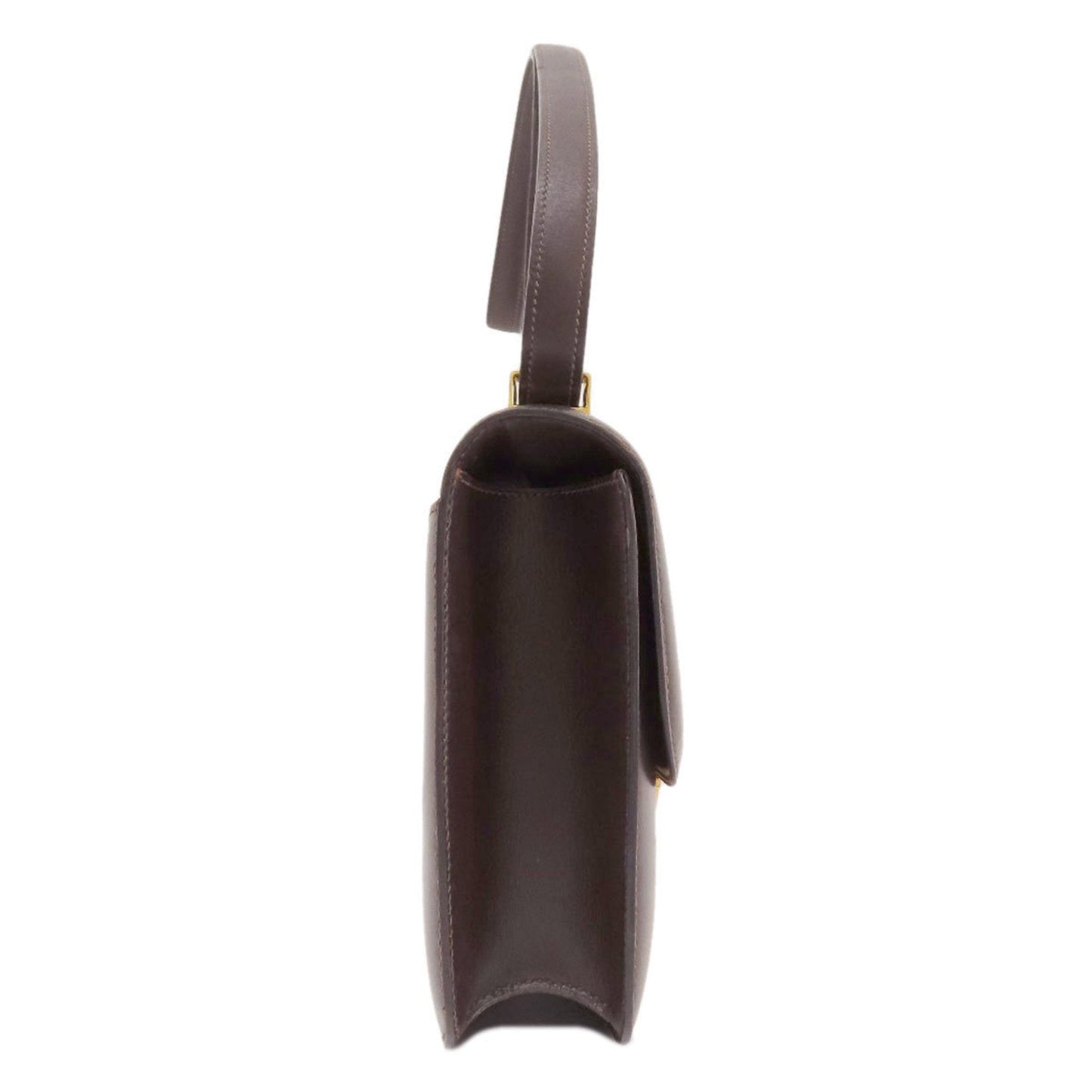 Hermes Brown Box Calf Leather Shoulder Bag ( )