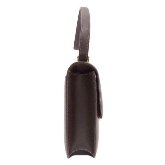 Hermes Brown Box Calf Leather Shoulder Bag ( )