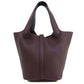Hermes Bordeaux Swift Leather Taurillon Clemence Leather Handbag ( )