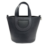 Hermes Black Taurillon Clemence Leather Handbag ( )