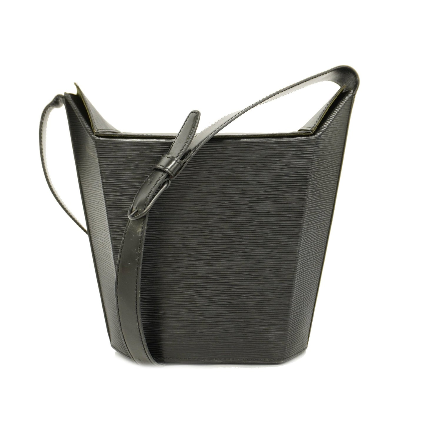 LOUIS VUITTONAuth  Epi Sucksaw M80161 Women's Shoulder Bag Noir