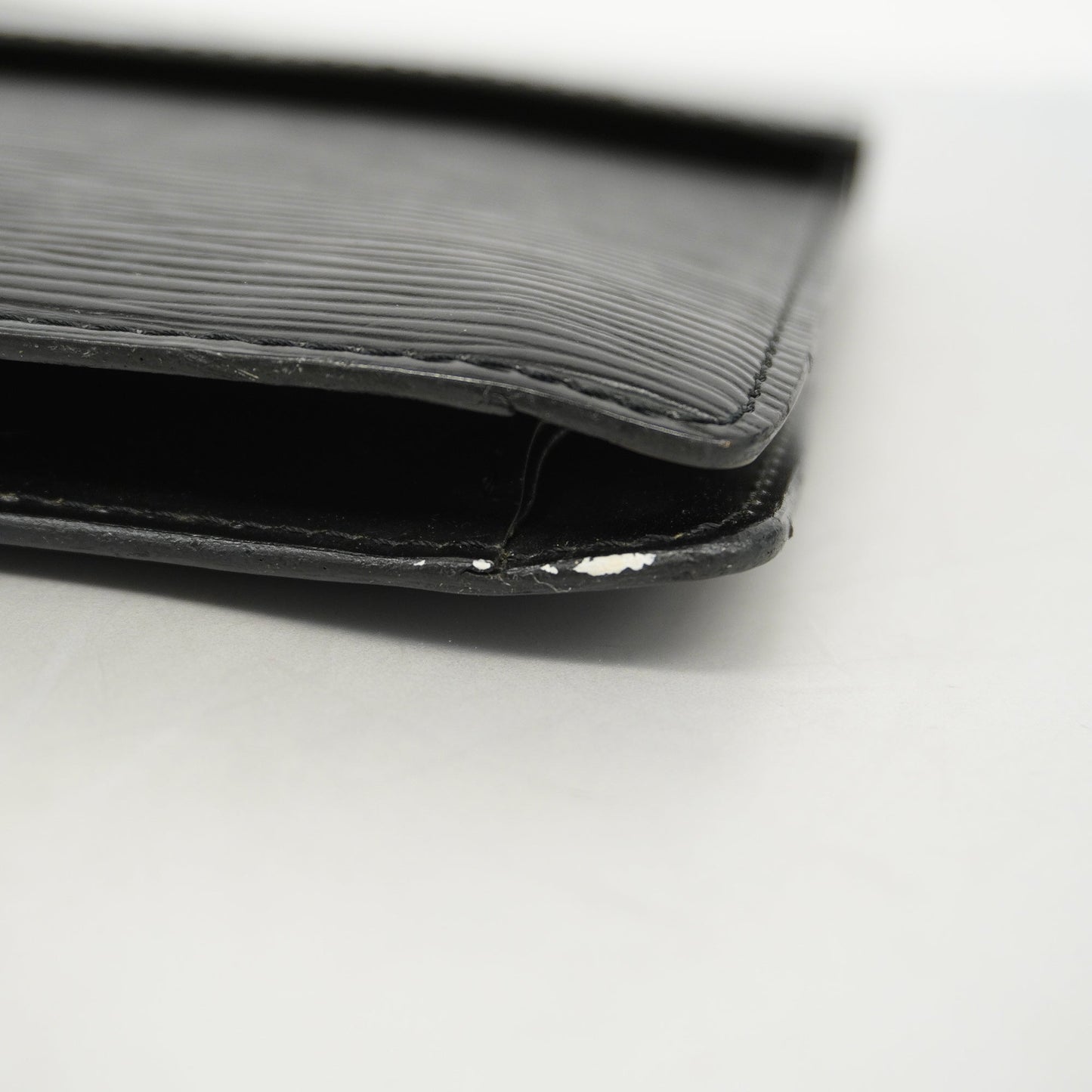 LOUIS VUITTONAuth  Epi Montaigne M52652 Women's Clutch Bag Noir