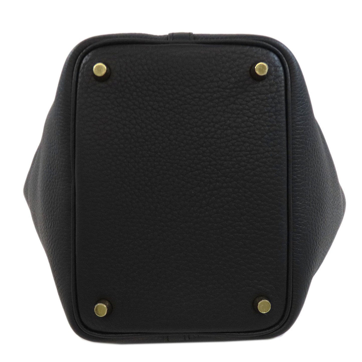 Hermes Black Taurillon Clemence Leather Handbag ( )