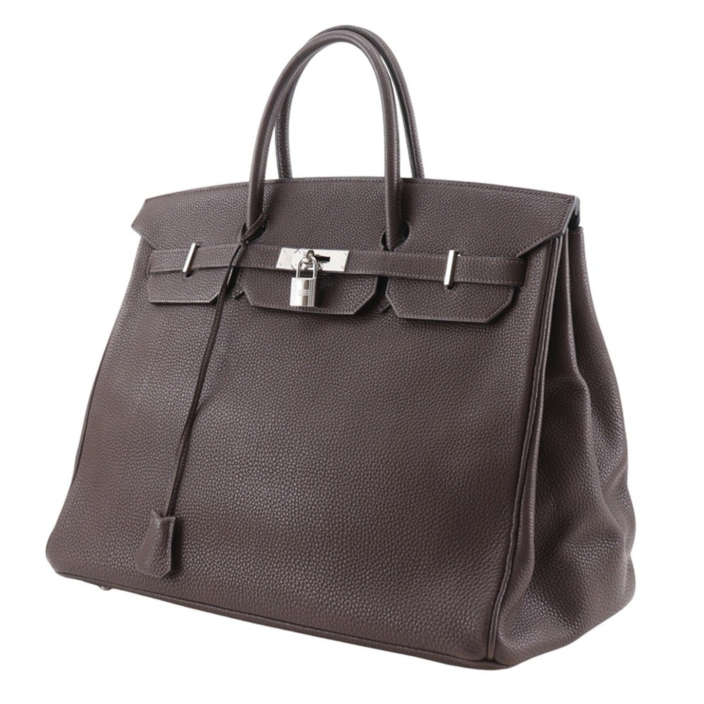 Hermes Brown Togo Leather Handbag ( )