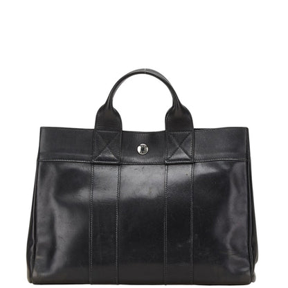 Hermes Black Evercalf Leather Handbag ( )