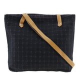 Hermes Black Canvas Shoulder Bag ( )
