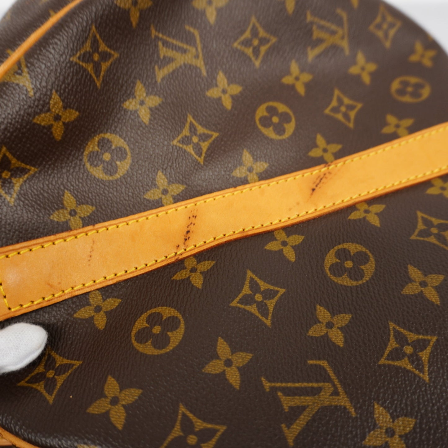 LOUIS VUITTONAuth  Monogram Keepall Bandouliere 60 M41412 Boston Bag
