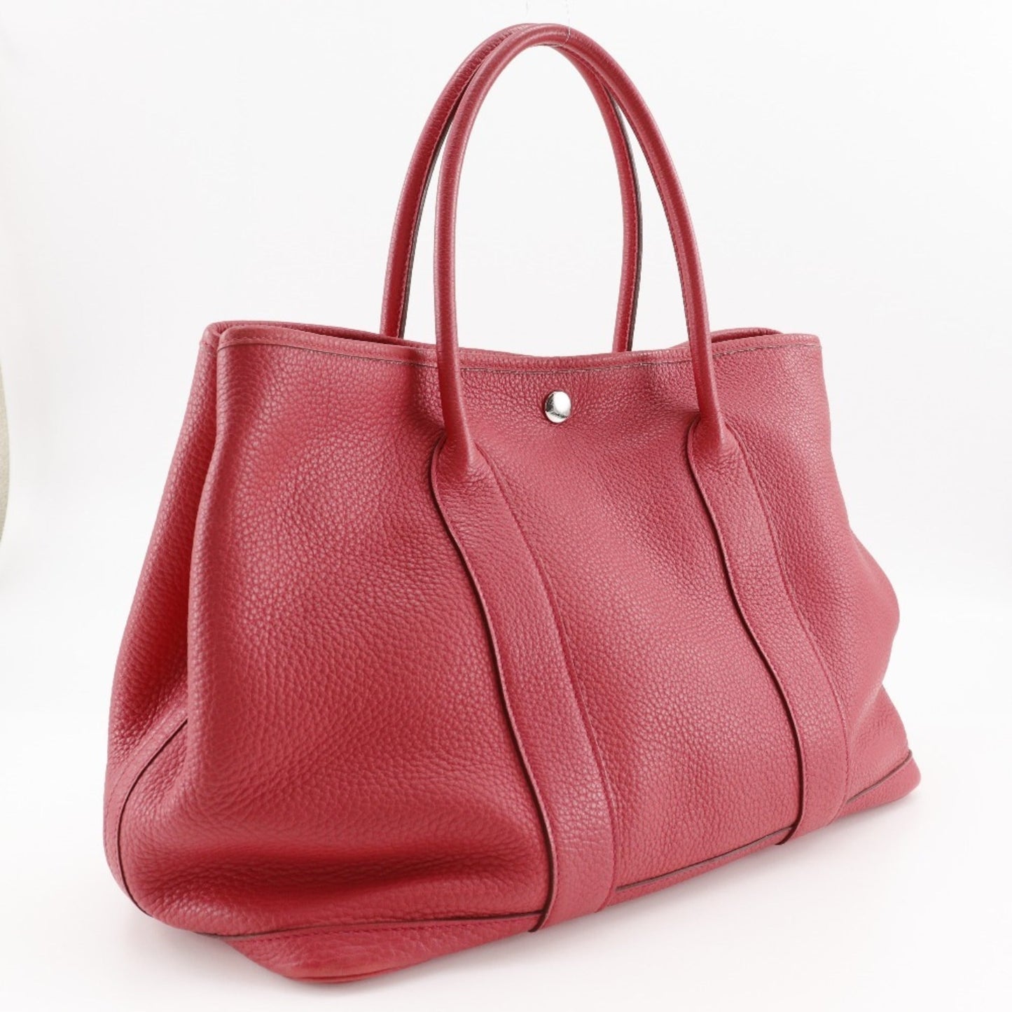 Hermes Bougainvillier Pink Negonda Leather Tote Bag ( )