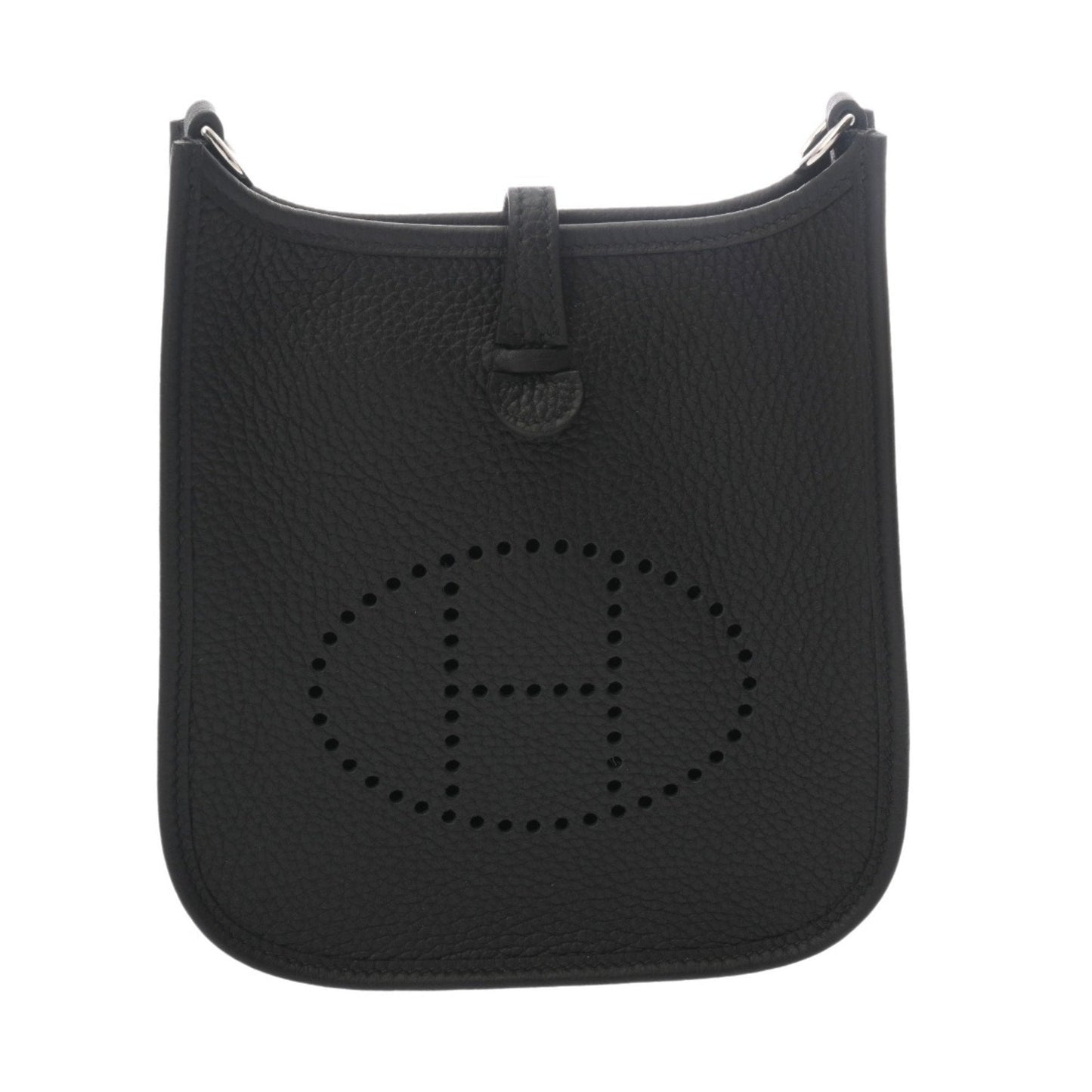 Hermes Black Taurillon Clemence Leather Shoulder Bag ( )