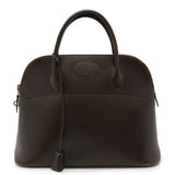 Hermes Bolide Chocolat Epsom Leather Handbag ( )