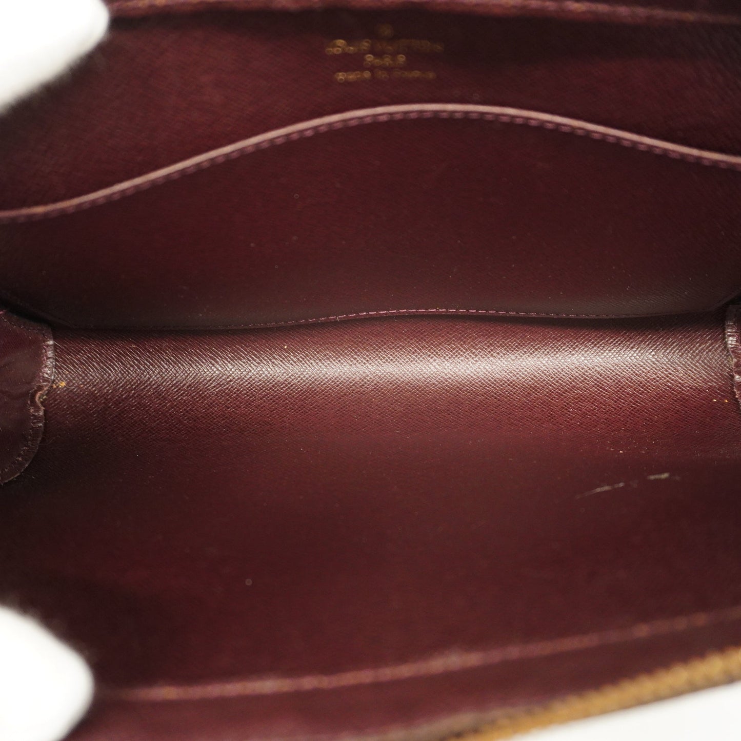 LOUIS VUITTONAuth  Taiga Baikal M30186 Men's Clutch Bag Acajou