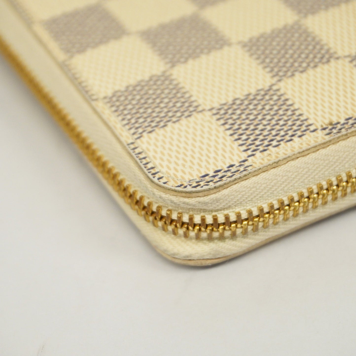 LOUIS VUITTONAuth  Damier Azur Portefeuille Clemence N61264