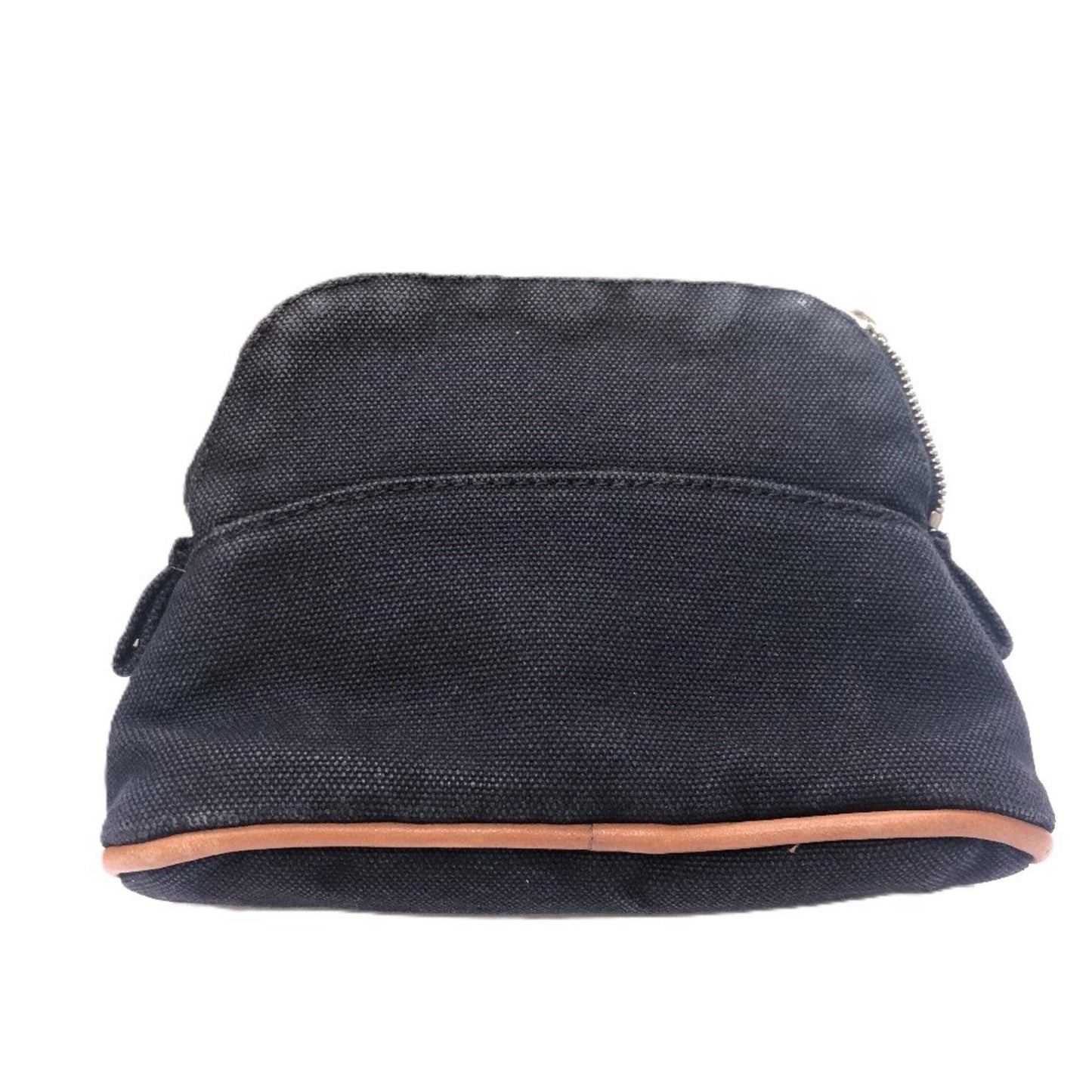 Hermes Bolide Black Canvas Pouch ( )