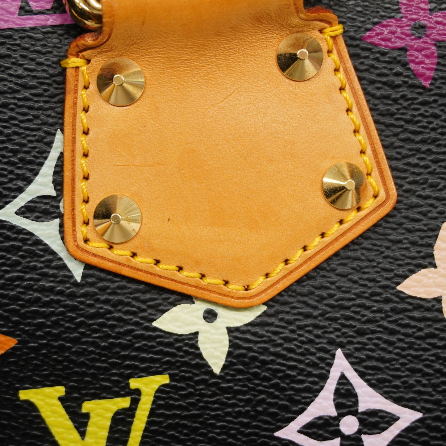 LOUIS VUITTONAuth  Monogram Multicolore Alma M92646 Handbag Noir