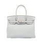 Hermes Blue Taurillon Clemence Leather Handbag ( )