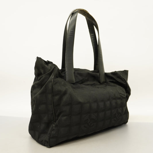 CHANEL   New Travel Line Tote Bag Women's Nylon Tote Bag Black